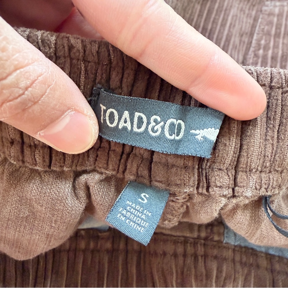 Toad&Co Chocolate Corduroy Straight Leg Pants - Picture 9 of 15